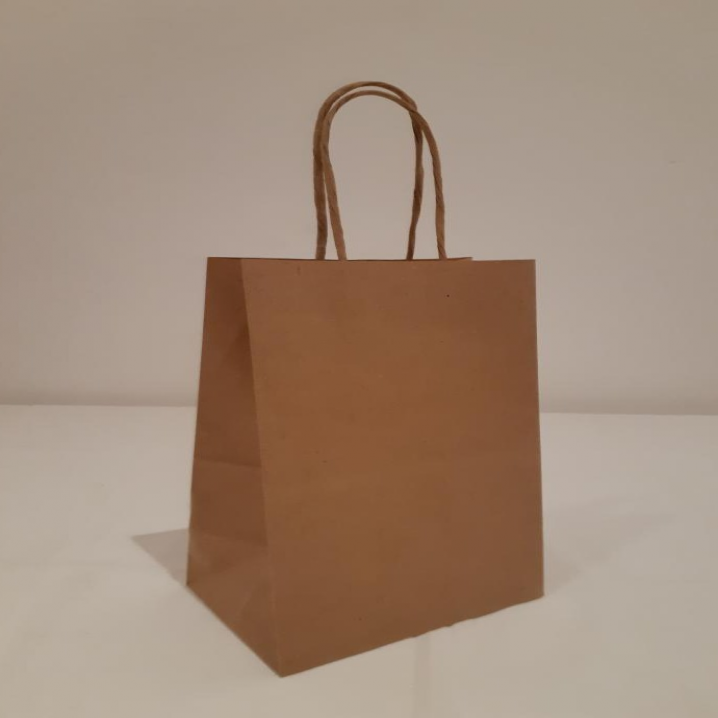 SACOLA DE PAPEL P 14X23X10